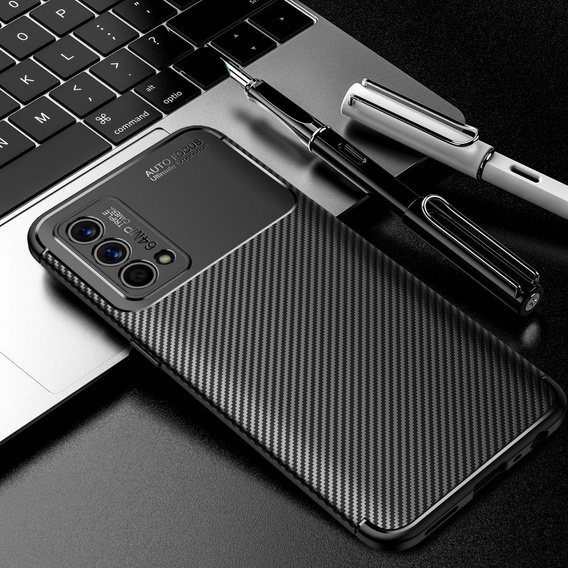 Калъфи за Realme GT Master Edition, Carbon Gel, черен