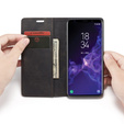 CASEME калъф за Samsung Galaxy S9 Plus, Leather Wallet Case, черен