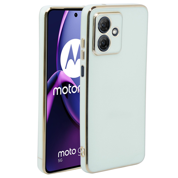 Калъф за Motorola Moto G54 5G, Glamour CamShield, ментов