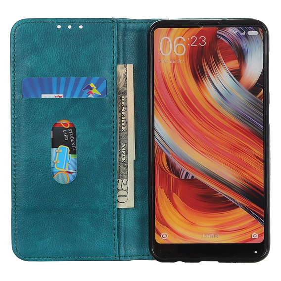 Калъфи за Samsung Galaxy S25 Ultra, Wallet Litchi Leather, зелен