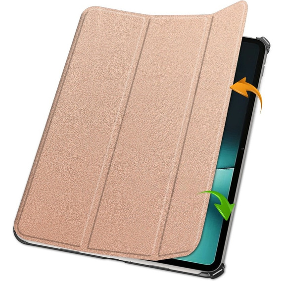Калъф за OnePlus Pad, Smartcase, розов rose gold