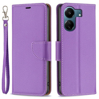 Калъф с капак за Samsung Galaxy A05s, Wallet Litchi Leather, син