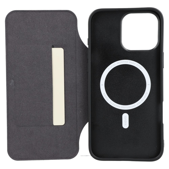 X-LEVEL калъф за iPhone 16 Pro Max, Magnetic Card Holder, син