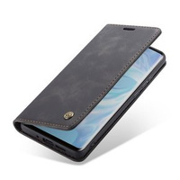 CASEME калъф за Huawei P30 Pro, Leather Wallet Case, черен