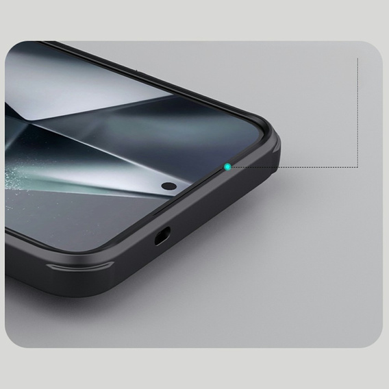 Калъфът NILLKIN за Samsung Galaxy S25, Frosted Shield, за MagSafe, черен