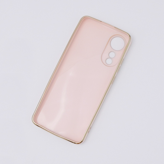 Калъф за Oppo A78 4G, Glamour CamShield, розов rose gold