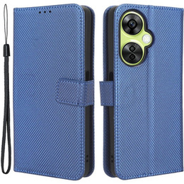 Калъф с капак за OnePlus Nord CE 3 Lite 5G, Wallet Smart Magnet, син