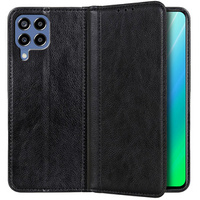 Калъфи за Samsung Galaxy M33 5G, Wallet Litchi Leather, черен