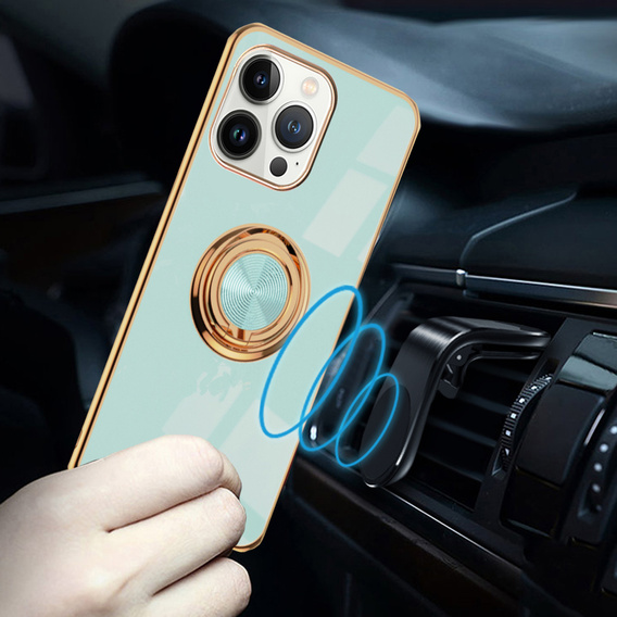 Калъфи за iPhone 13 Pro, Electro Ring, зелен