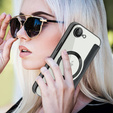 Калъф с капак за iPhone 16E, RFID Wallet MagSafe CamShield, черен