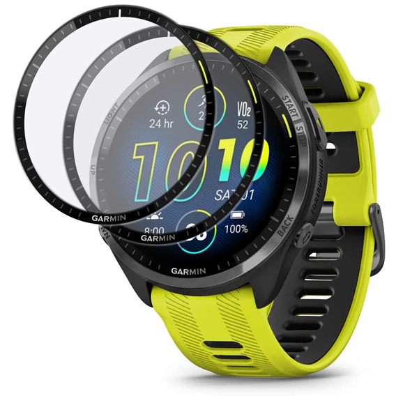 2x ERBORD хибридно стъкло за Garmin Forerunner 965