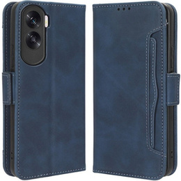 Калъф с капак за Honor 90 Lite 5G, Card Slot, син