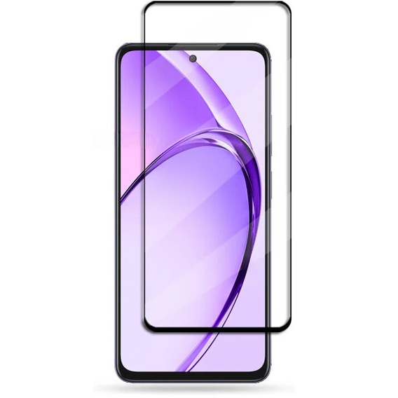 3D закалено стъкло за Oppo A80, черна рамка