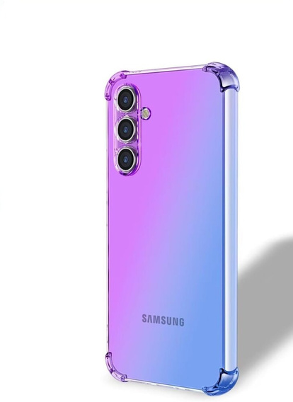 Калъфът Gradient Dropproof за Samsung Galaxy M15 5G, Лилаво / синьо