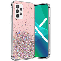 Калъфи за Samsung Galaxy A13 4G, Glittery, розов