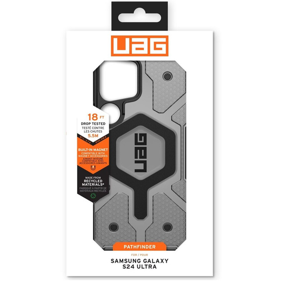 Калъфи Urban Armor Gear за Samsung Galaxy S24 Ultra, Pathfinder MagSafe, Прозрачна
