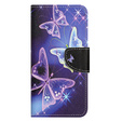 Калъф с капак за Samsung Galaxy M15 5G, Wallet, Sparkling Butterflies