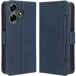 Калъф с капак за Infinix Hot 30i, Card Slot, тъмносин