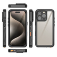 Калъфи IP68 водоустойчив за iPhone 16 Pro Max, черен