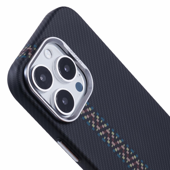 Калъфът за iPhone 16 Pro Max, Carbon Fiber MagSafe, черен