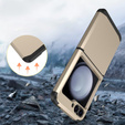 брониран калъф за Samsung Galaxy Z Flip6 5G, Armor Shockproof, златен