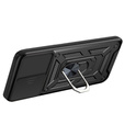 Брониран калъф за Samsung Galaxy S22 5G, CamShield Slide, черен
