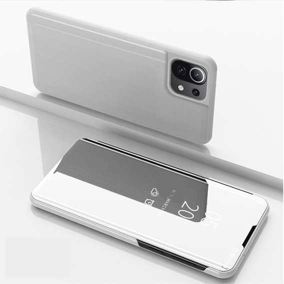 Калъфи за Xiaomi Mi 11 Lite / Mi 11 Lite 5G / 11 Lite 5G NE, Clear View, сребърен
