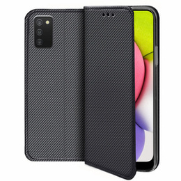 Калъф с капак за Samsung Galaxy A03s, Wallet Smart Magnet, син