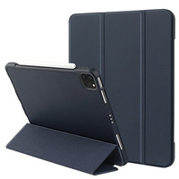 Калъф за iPad Pro 11 2021/2022, Smartcase с място за стилус, тъмносин