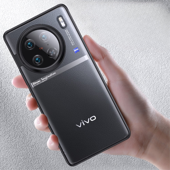 Калъфи за Vivo X90 Pro, Fusion Hybrid, прозрачен / черен