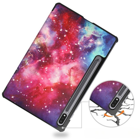 Калъф за Samsung Galaxy Tab S9 Plus, Smartcase, galaxy