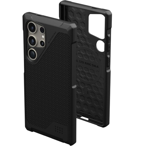 Калъфи Urban Armor Gear за Samsung Galaxy S24 Ultra, Metropolis LT MagSafe Kevlar, черен