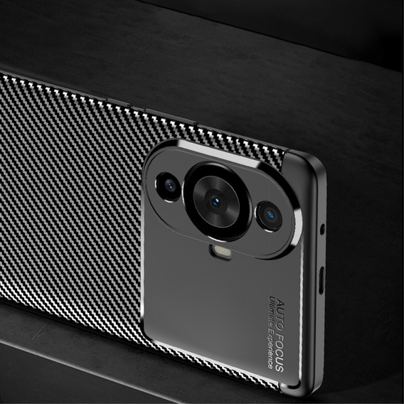 Калъфи за Huawei Nova 11 Pro, Carbon Gel, черен