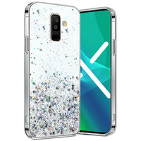 Калъфи за Samsung Galaxy A6 Plus 2018, Glittery, прозрачен