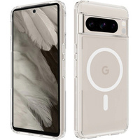 Калъф за Google Pixel 8 Pro, хибриден калъф Fusion, за MagSafe, прозрачен