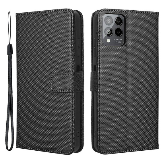 Калъф с капак за T Phone Pro 5G, Wallet Magnet, черен