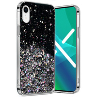 Калъфи за iPhone XR, Glittery, черен