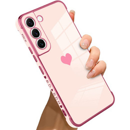 Калъфи за Samsung Galaxy S22, Electro heart, розов rose gold