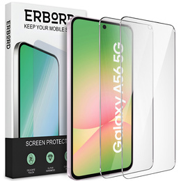 2x Закалено стъкло ERBORD 9H Hard Glass на екрана за Samsung Galaxy A56 5G