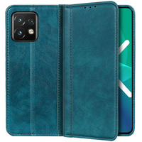 Калъфи за Motorola Edge 40 Pro 5G, Wallet Litchi Leather, зелен