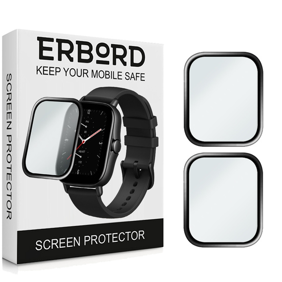 2x ERBORD хибридно стъкло за Amazfit GTS 2