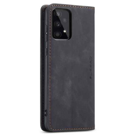 CASEME калъф за Samsung Galaxy A33 5G, Leather Wallet Case, черен