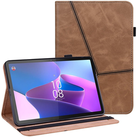 Калъфът за Lenovo Tab P11 Gen 2 TB350FU TB350XU 11.5", Classic, с поставка за стилус, кафяв