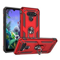 брониран калъф за LG K50 / Q60, Nox Case Ring, червен