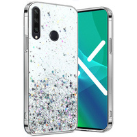 Калъфи за Huawei Y6P, Glittery, прозрачен