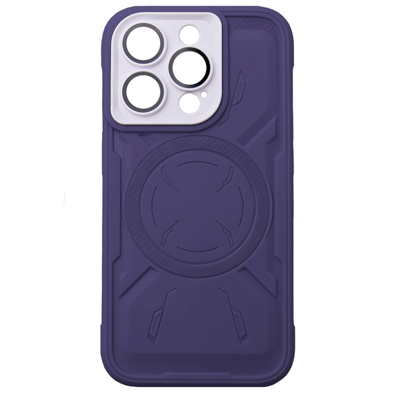 Калъф за iPhone 15 Pro Max, ERBORD Armor Mag, лилав
