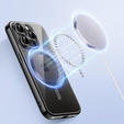 Калъф за iPhone 12 Pro, Electro MagSafe, черен + стъкло за екран