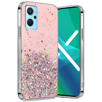 Калъфи за Realme 9i / Oppo A96, Glittery, розов