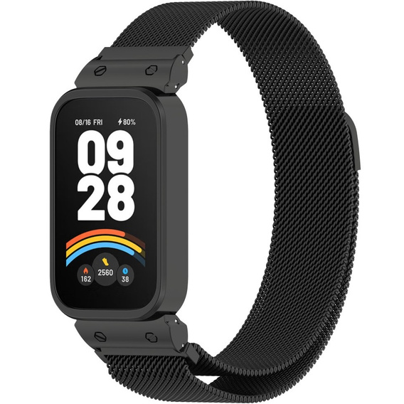 Миланска гривна за Samsung Galaxy Fit 3, черна