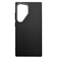 Калъфът за Samsung Galaxy S24 Ultra, Carbon Fiber MagSafe, черен